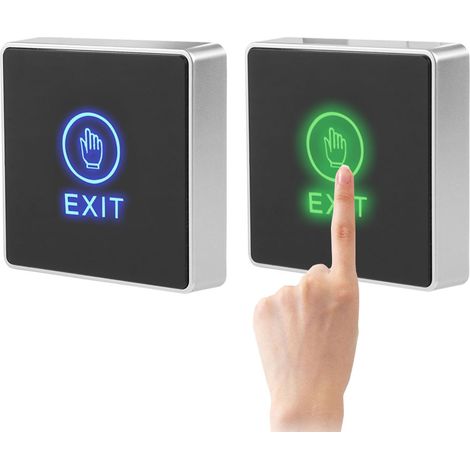 Bouton Tactile LED pour Contrôle d'Accès Porte avec Déverrouillage (1/5)