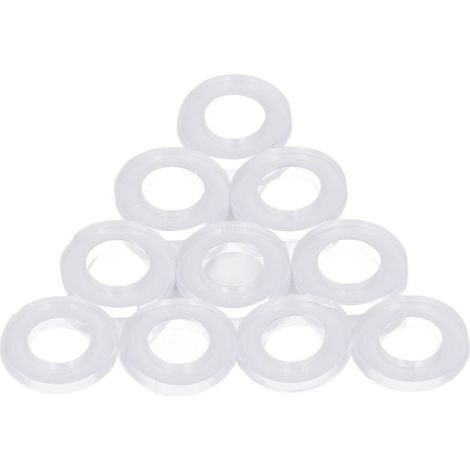 Lot de 10 rondelles d'adaptateur de machine à soda, joints de convertisseur rapide de CO2, joints toriques en silicone pour tuyau de mach (1/5)