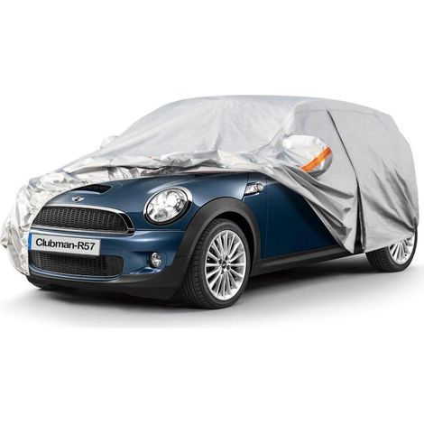 Autoabdeckung wasserdicht atmungsaktiv für Mini Convertible R57 (2009-2015) Silber (1/5)