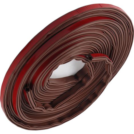 Bande d'étanchéité adhésive silicone 6m pour portes et fenêtres, brune, 8mm - Joint de protection contre les intempéries (1/5)