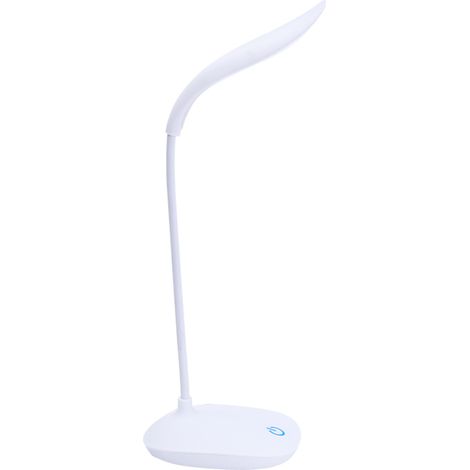 Lámpara de mesa portátil de 5 V CC con 14 LED (4 W), control táctil, puerto USB y brazo flexible. Ideal para leer, estudiar o como regalo. (1/5)