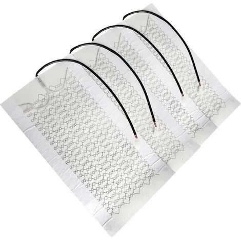 (A) 1 chauffage universel 12 V pour siège auto, en fibre de carbone, pour une sécurité optimale en hiver. Accessoires pour coussin de siège chauffant. L9J6 (1/5)