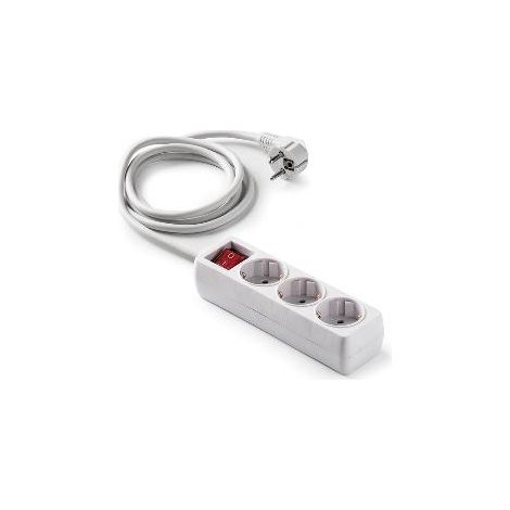 FPLUS base multiple 3t.bl(5m.c.int) (ref.9/903) , Base 3 tomas con toma de tierra e interruptor y 5m de cable 3G1.5mm2
El 30 % de la materia prima plástica utilizada en la fabricac