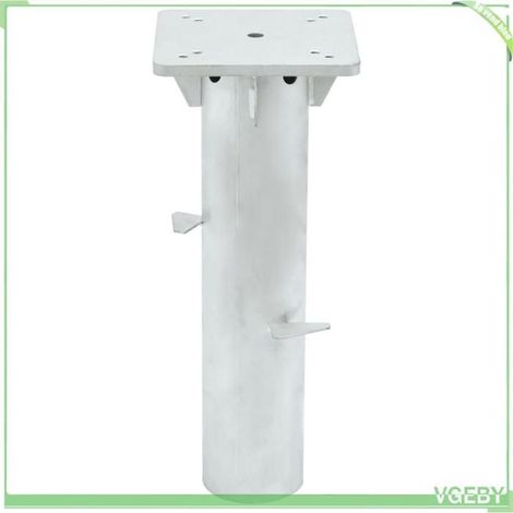 Base de parasol enterré - FAFEICY - 4003367 - Acier dacromet - 16x16x39,5 cm - Compatible vis M8 (1/5)