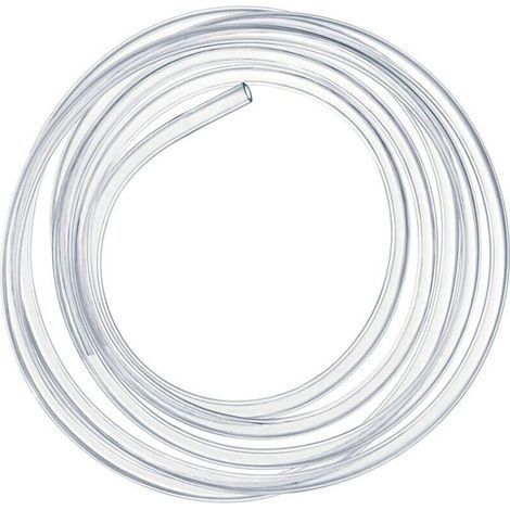 10 Meter langer, flexibler, transparenter PVC-Schlauch, 7 mm Innendurchmesser, 9 mm Außendurchmesser. Für Sanitär- und Gartenarbeiten. (1/5)