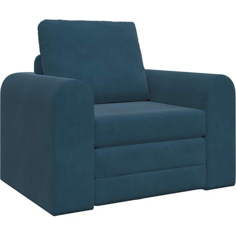 Maison Exclusive - Schlafsofa Blau 98 x 71 x 83 cm Samt