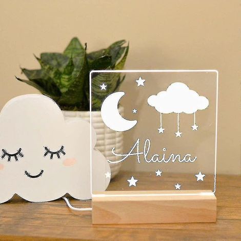 Personalisierte Schmetterlings-Nachtlampe, Kindernachtlampe, Acryl-Nachtlampe mit personalisiertem Namen, Nachtlampe fürs Kinderzimmer, Zimmerdekoration, individuell gestaltbar