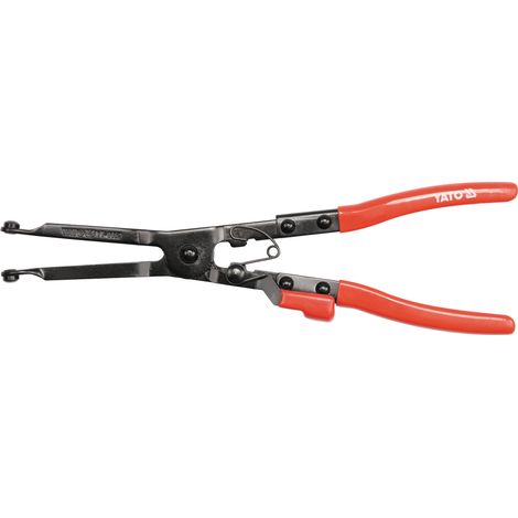PINZA PER MORSETTO DI SCARICO PIEGATA 300MM - YT-0652