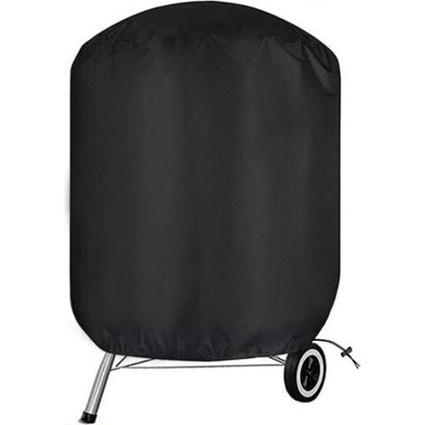 Weber BBQ-Abdeckung, Weber Outdoor-Grill-Abdeckung, 420D Oxford wasserdichte Grill-Abdeckung für Weber Rundgrill, Schwarz (Φ71 x 79 cm)