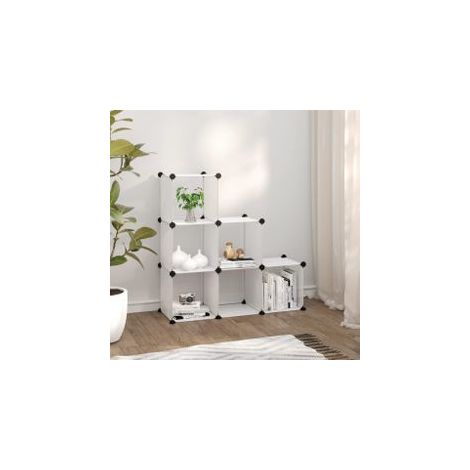 Cubes de rangement 6 pcs Transparent PP (1/5)