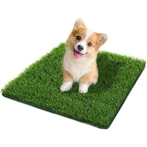 50X60CM Tapis de Gazon Artificiel pour Chien Tapis de Gazon pour Animaux de Compagnie Toilettes pour Chien en Gazon Artificiel Réutilisable pour Dresser Votre Chiot Convient (1/4)
