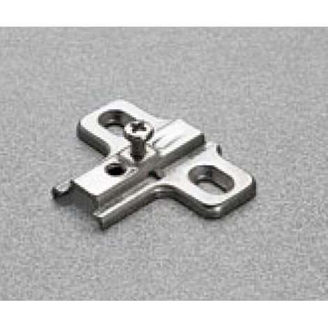 Base per Cerniera in Acciaio Salice art B2S3H Misura 39 foratura 28X32 mm 10pz