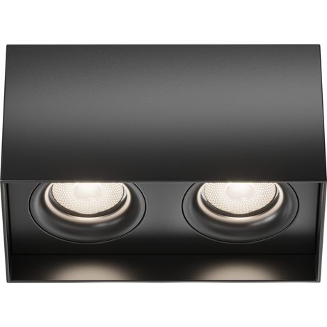 Maytoni Slim Spot encastré extra-plat noir GU10