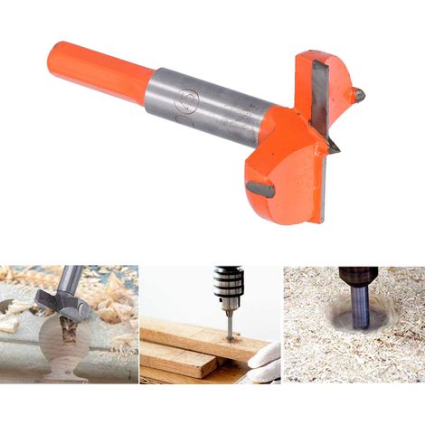 Lochsäge für Holzbearbeitung 16–60 mm, Bohrer, Reibahle, Scharnierlochsäge, Lochsäge aus Aluminiumlegierung für Holzbearbeitung, Bohrsäge, Holzbearbeitungswerkzeuge, 45 mm (1/5)