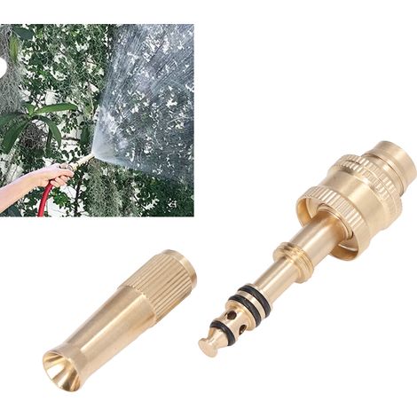 Pistolet à eau haute pression pour arrosage de voiture avec tuyau d'arrosage et kit de raccords de tuyau d'arrosage à filetage interne G1/2 (1/5)