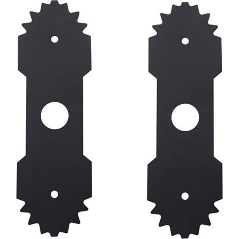 Lot de 2 lames pour dresse-bordures électriques en acier au manganèse – Compatibles avec les dresse-bordures Ryobi RY13050 et RY13050A (1/5)
