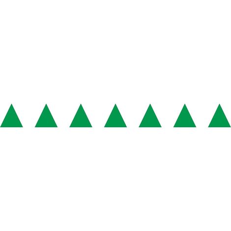Lot 2 bandes 100mm x 1m - Triangles Vert - 4640402