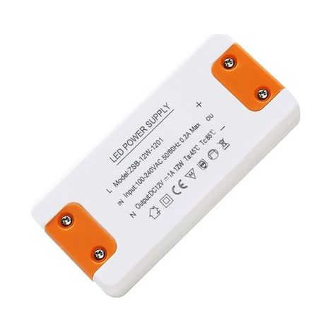 220V 12V LED 12W transformateur, alimentation d'entraînement LED 12V 12W 1a, convertisseur 220V 12V, convertisseur de tension AC vers DC adaptateur transformateur à courant constant pour G4, gu5.3, mr (1/5)