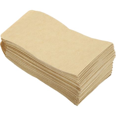 100 sachets en papier kraft style enveloppe 6x11 cm pour graines de maïs, blé, riz, rangement et emballage