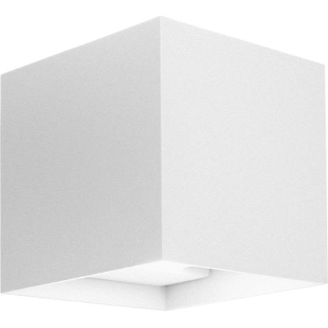 Applique led quadrata da parete con fascio regolabile mod. Marbella colore bianco (1/5)