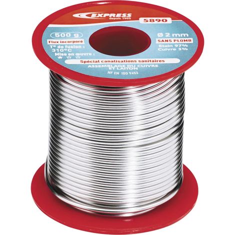 Bobine Sn97 Cu3 2mm 500gr (1/4)