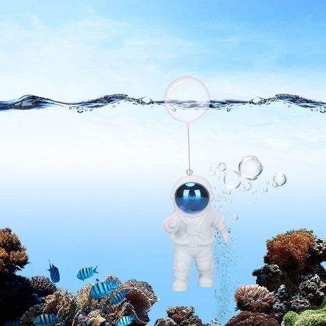 Décoration de Bac Aquarium Astronaute Flottant, Figurine Spatiale avec Casque Bleu, Accessoire de Paysage Aquatique - AUTRES (1/5)