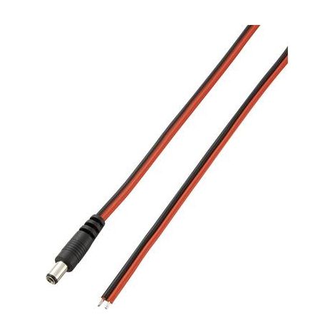 VOLTCRAFT VC-10906535 Câble de raccordement basse tension DC mâle - 5.5 mm 2.5 mm 1 pc(s) Q692742 (1/2)