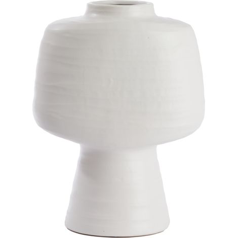 Vaso in ceramica GANDORO di Light & Living crema opaca –