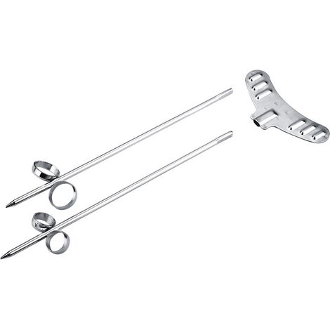 Coupe-légumes spiralé en acier inoxydable, lot de 2, outil manuel pour découper pommes de terre, carottes et concombres (1/4)
