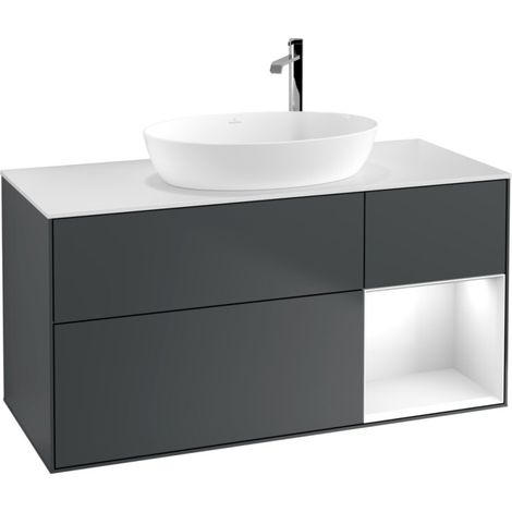 Villeroy & Boch F951GFHG armoire sous-lavabo Finion F95 (1/2)