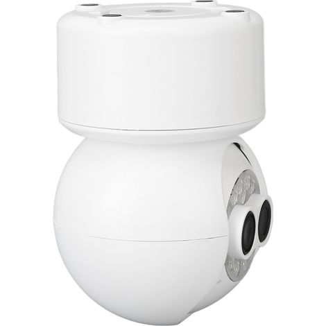Caméra de sécurité à double objectif, mise au point réglable, HD 1080p, Wi-Fi, sans fil, pour la surveillance intérieure, prise UE 100-240 V (1/5)
