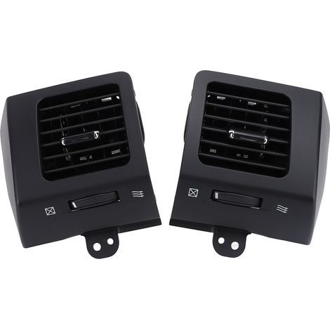 Grille D'aération de Tableau de Bord, Paire de Sorties de Climatisation de Tableau de Bord Noires de Remplacement pour J120 2002-2009, Grille D'aération Améliorée. (1/5)