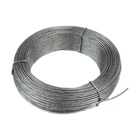 Rolle 25 m Stahlkabel 4 mm 6 x 7 + 1