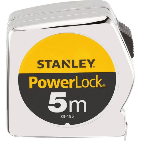 Mètre ruban 5mx25mm 'Powerlock Classic ABS' - STANLEY - 1-33-195