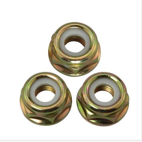 Lntyq Universal-Klingenmutter M10x1,25, 25 Linksgewinde, Zubehör für Freischneider, Getriebekopf-Ersatzteile, Gold (1/5)