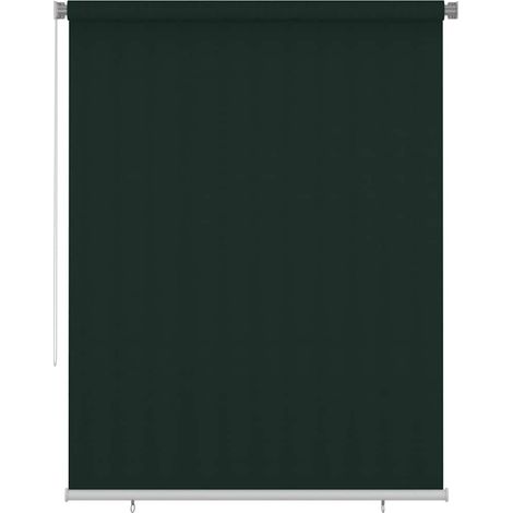 vidaXL Store roulant d'extérieur 185 (l) x 230 (H) cm vert foncé HDPE (1/5)