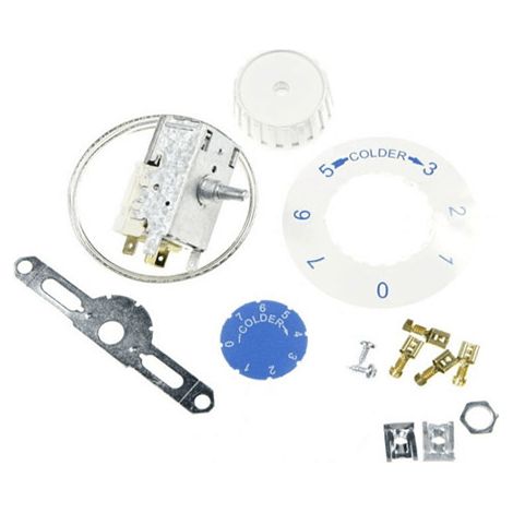 Thermostat VT9 (AS0000154, 481927129103) Réfrigérateur, congélateur AEG, ARISTON HOTPOINT, ARTHUR MARTIN ELECTROLUX, BAUKNECHT, BRANDT, CANDY, DE DIETRICH, ELECTROLUX, FAGOR, FAR, FAURE, HOOVER, IGNIS (1/3)