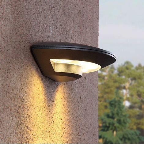 4W Applique Murale Interieur/Exterieur LED 1 Pièces étanche IP65 avec Angle d'éclairage Réglable Blanc Chaud 3000K [Classe énergétique E] (1/3)