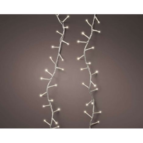 Lumineo Luci Natalizie LED Bianco Caldo - 8 Effetti e Timer - 2250 cm