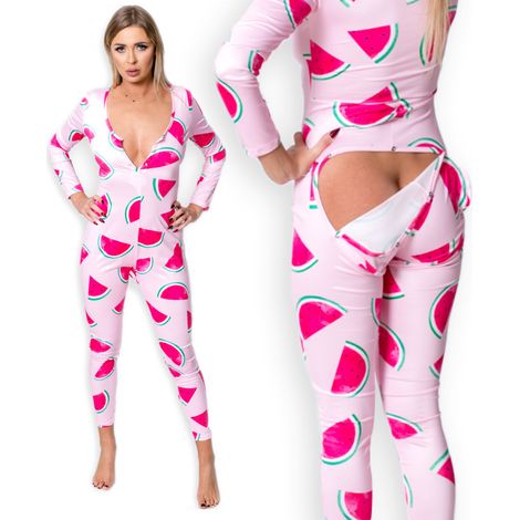 Damenpyjama, Valentinstagsgeschenk für Mädchen, rosa, mit Reißverschluss, Größe XL