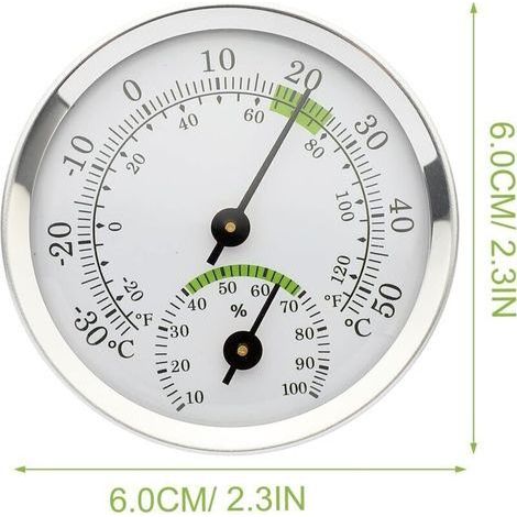 Igrometro Termometro Sensore di temperatura e umidità interna Monitor Rilevatore Misurazioni per Casa Garage Serra Cantina (1/4)