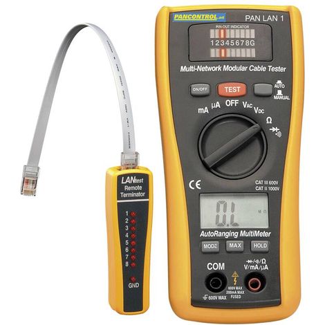 Pancontrol PAN LAN1 - LAN Tester und Digitalmultimeter (1/4)