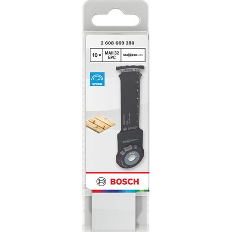 Bosch Tauchsägeblatt MAII 32 EPC Holz, Starlock, 32 x 80 mm, 10-tlg.