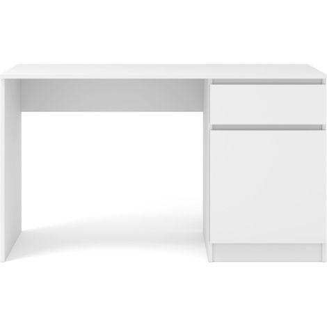 Neuheit Schreibtisch MAJA 130 cm – Weiß matt, Büro, Arbeitszimmer, Wohnzimmer, Homeoffice
