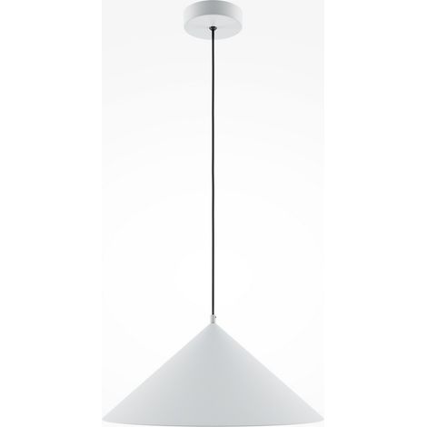 Maytoni Basic Cone Plafonnier moderne en forme de dôme de 35 cm, blanc, 1 ampoule E27