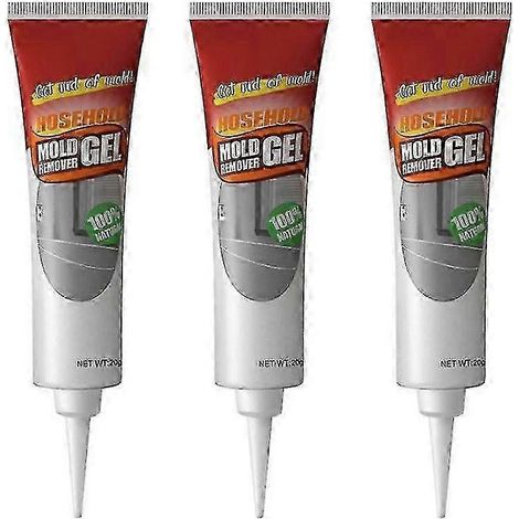 Gel anti-moisissures (lot de 3) pour le nettoyage des murs, carrelages et vitres. Démaquillant magique. (1/5)