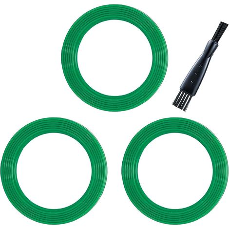 Dichtungsringe für TM5/TM6-Messer, Dichtungsringe für Vorwerk Thermomix TM5 TM6 Mixermesser, Silikondichtungen (Grün mit Reinigungsbürste) (1/5)