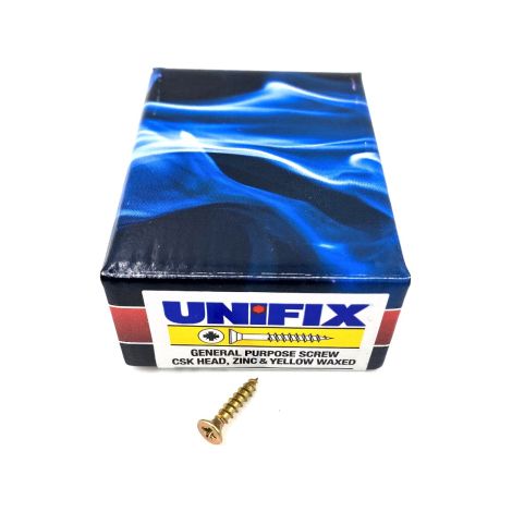 Unifix Chippy Woodscrews 3.0 x 16mm - 9CHIPPY/010 - Box of 200