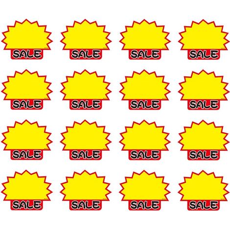 de prix pour la promotion des ventes en jaune lot de 50 avec