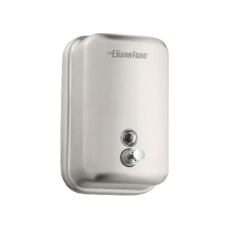 DISPENSER DI SAPONE LIQUIDO A PARETE IN ACCIAIO- Lt 0,5 - H. 149 mm- DH- pezzi 1